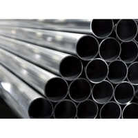 Fluted Aluminum Pipes - Round, Mill Finished Silver | Industrial Grade With Enhanced Durability