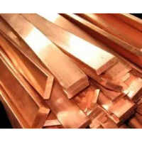 Copper Busbar Flat Strips - Length 3660-4000mm, Polished Industrial Grade with Flat Shape