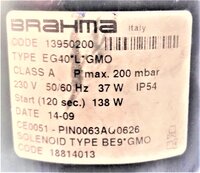 BRAHMA EG40 GMO