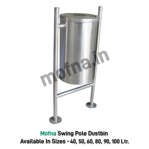 Stainless Steel Pole Hanging dustbin