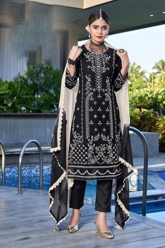 Designer Semi-stitched Salwar Suit