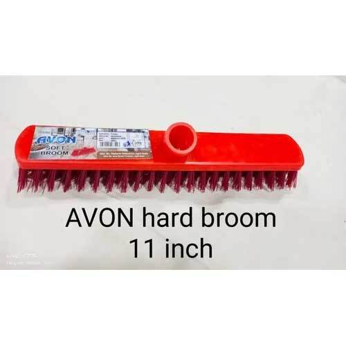 Red Floor Plastic Broom