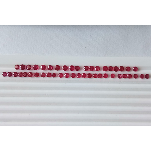 4.5 mm Natural Burmese Eye Clean Ruby Gemstone