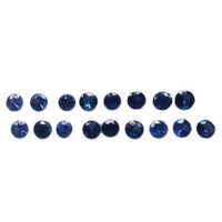 Blue Round Sapphire Gemstone