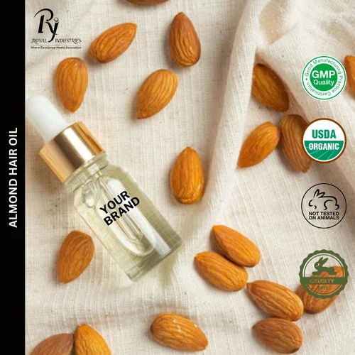 Baby Almond Hair Oil Third-Party Manufacturer - Color: White