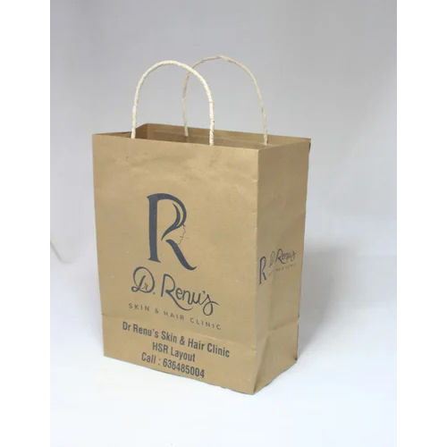 Brown Retail Paper Shopping Bag