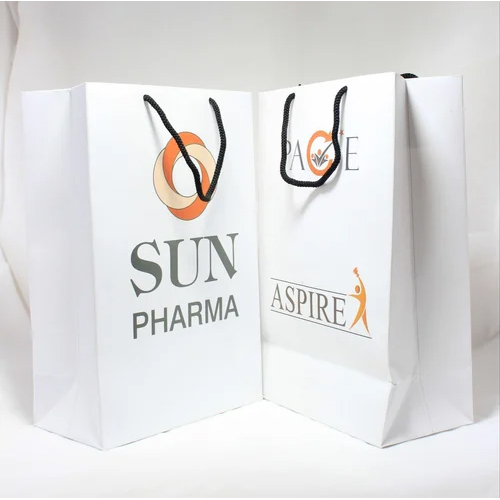 Laminated Paper Bag - Color: White