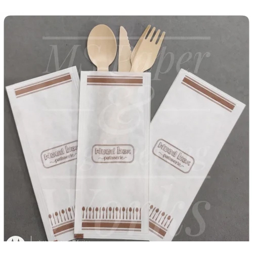 Wooden Cutlery Pouch