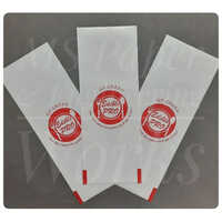 White 3 Side Seal Pouch