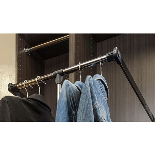 Push-Pull Clothes Rail For Wardrobe