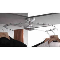 Wardrobe Spin Clothes Hanger Rail
