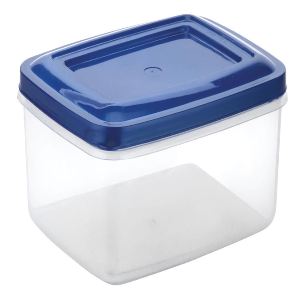 Rectangular Plastic Crystal Containers - 2100 ML, 215 x 165 x 88 mm, BPA Free, Microwave Safe, Biodegradable, Stackable Design, Food-Grade