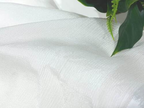 White Plain Dyeable Chinnon Chiffon Fabric
