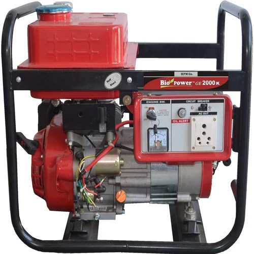 2KVA Portable Petrol Generator - 70x54mm Bore & Stroke, 14L Fuel Tank | Red-Black, Electric Start, Single Phase, 50Hz, 220V