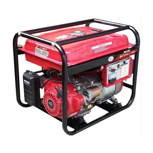 Red-black Ge-3000ps Single Phase Portable Petrol Generator