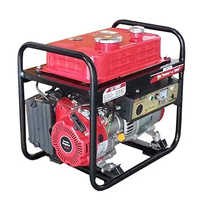 Red-black 1kva Air Cooled Generator Set