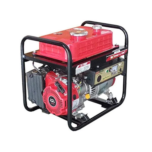 1 Kva Portable Kerosene Generator - Color: Red-Black