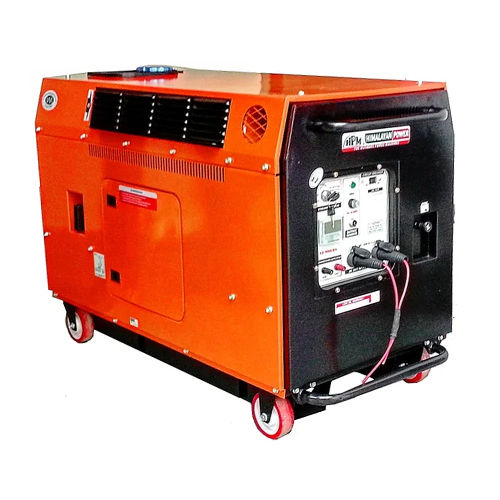 Orange-Black 7.5 Kva Air Cooled Generator Set