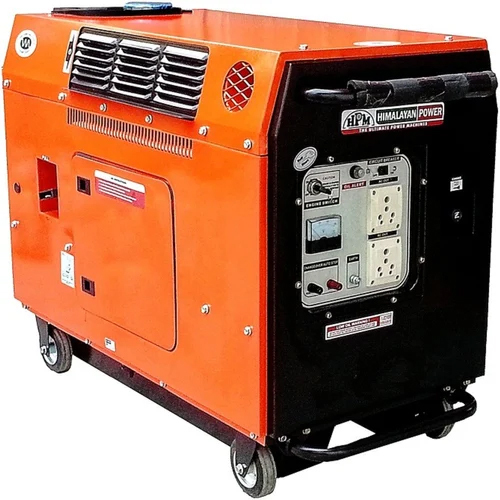 Agri 3Kva Portable Silent Petrol Generator - Color: Orange-Black