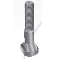 T Bolt - Toughened C 45 To 22-28 Hrc | Metal, T-shaped, Silver Color, Various Sizes, Ideal For Industrial Use