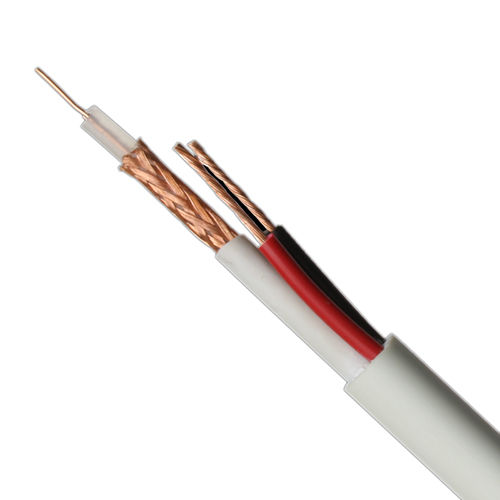 75 Ohms RG59 Plus 2X0.5mm2 Power Cable