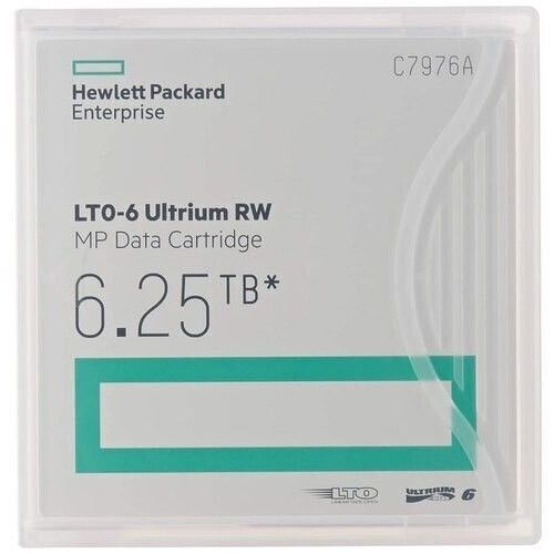 HP LTO 6 Tape Data Cartridge 6.25tb