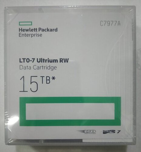 HP LTO 7 Tape Ultrium 15TB RW Data Cartridge