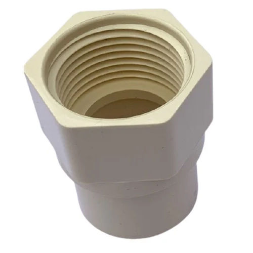 White Cpvc Plain Female Thread Adapter