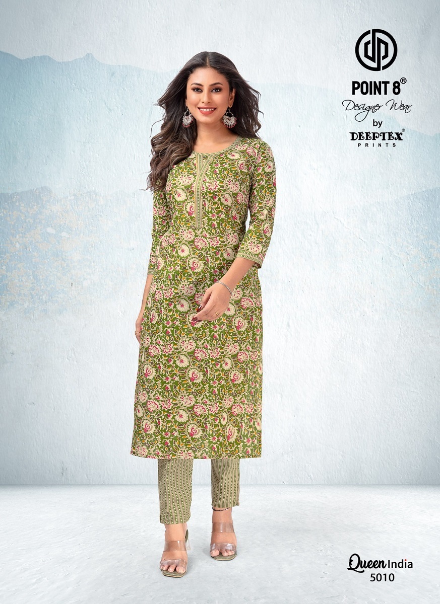 Deeptex Queen India Vol-5  Kurti With Pant