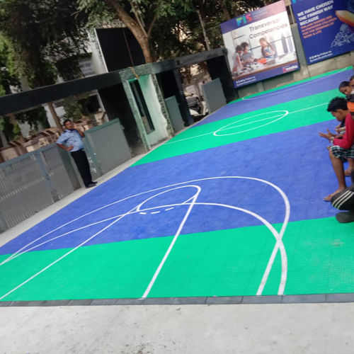 Interlocking PP Tile Basketball Court Services