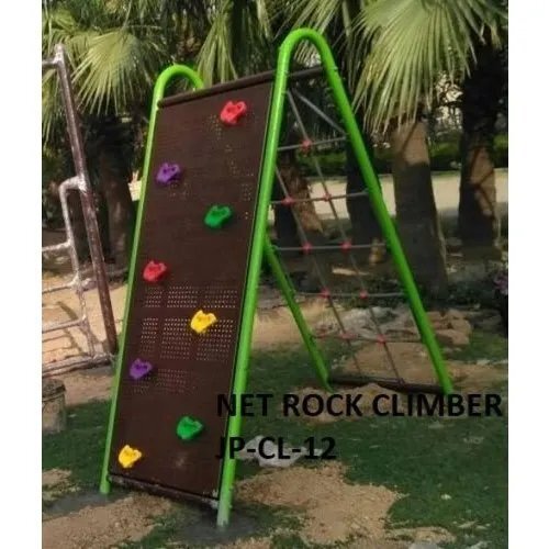 Mild Steel Net Rock Playground Climber