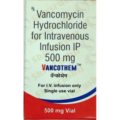 Vancothem 500 Ingredients: Vancomycin Hydrochloride