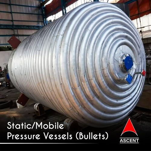 Static Mobile Pressure Vessels Bullets - Color: Blue