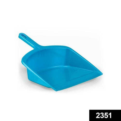 DURABLE LIGHTWEIGHT MULTI SURFACE PLASTIC DUSTPAN WITH HANDLE