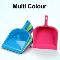 DURABLE LIGHTWEIGHT MULTI SURFACE PLASTIC DUSTPAN WITH HANDLE