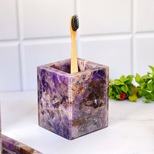 Amethyst Bathroom Accessories Set