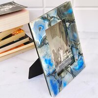 Blue Agate Photo Frames