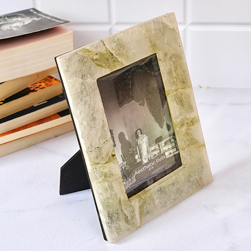 White Quartz Photo Frames