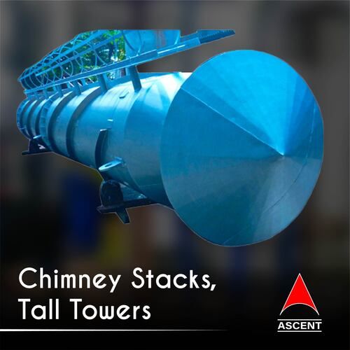 Chimney Stacks Tall Towers Etc - Color: Blue