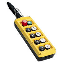 Giovenzana Push Button Pendant Dual Speed - Color: Yellow