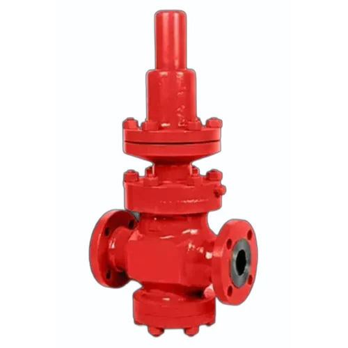 Red Industrial Pressure Reducing Valve