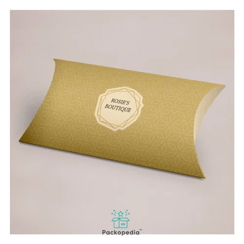 Brown Folding Pillow Mono Carton Box