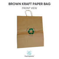 Printed Kraft Paper Shopping Bags