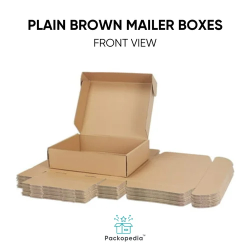 Corrugated Mailer Box Plain Brown