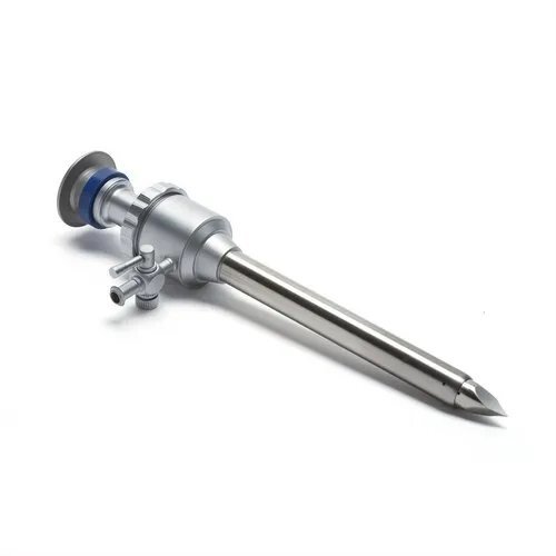 12 Mm Trocar - Stainless Steel, Silver | Recyclable, Sterilized Gynecology Instrument
