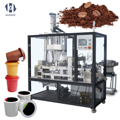 Automatic Coffee Capsule Filling Sealing Capping Machine Coffee Powder  Capsule Canning Sealing Packaging Machine Capacity: 70 Pcs/Min