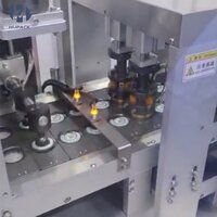 Automatic coffee capsule filling sealing capping machine coffee powder  capsule canning sealing packaging machine