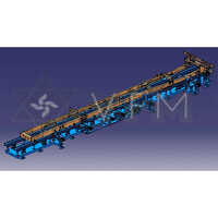 Semi-automatic Assembly Pneumatic Fixture -bus Chassis - Daimler