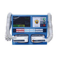 Blue Medical Biphasic Defibrillator Machine