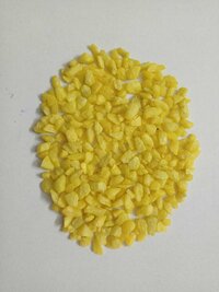 metalic color coating lemon yellow chips and aggregate for decoration used landscaping